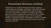 Renesanso estetikos bruožai (skaidrės) 4 puslapis