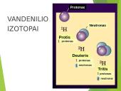 Atomo sandara. Izotopai 11 puslapis