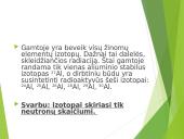 Atomo sandara. Izotopai 13 puslapis