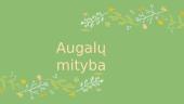 Augalų mityba (skaidrės)