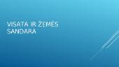 Visata ir žemės sandara