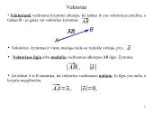 Vektorių algebros elementai. Vektorių veiksmai 2 puslapis