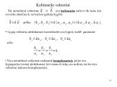 Vektorių algebros elementai. Vektorių veiksmai 15 puslapis