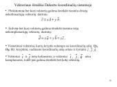 Vektorių algebros elementai. Vektorių veiksmai 16 puslapis