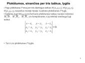 Analizinės geometrijos elementai. Plokštumos ir tiesės erdvėje 6 puslapis