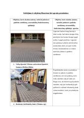 Infrastruktūros (ne)pritaikymas asmenims, turintiems judesio ir padėties sutrikimų. Praktinis darbas