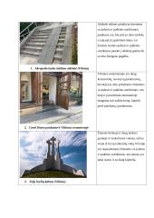 Infrastruktūros (ne)pritaikymas asmenims, turintiems judesio ir padėties sutrikimų. Praktinis darbas 5 puslapis