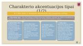 Charakterio struktūra ir bruožai. Charakterio akcentuacijos. Charakterio prigimtis ir raiška 10 puslapis
