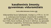 Kasdieninis žmonių gyvenimas viduramžiais