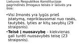 Žmogaus teisės ir jų įtvirtinimas Lietuvos Respublikos konstitucinėje teisėje 3 puslapis
