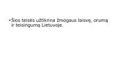 Žmogaus teisės ir jų įtvirtinimas Lietuvos Respublikos konstitucinėje teisėje 7 puslapis