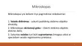 Mikroskopija: skaidrės 2 puslapis