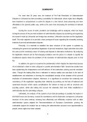 Ikiteisminio administracinių ginčų nagrinėjimo ne teismo tvarka teisinio reguliavimo problematika 3 puslapis