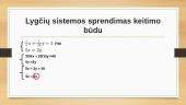 Lygčių sistemos, sprendimo būdai 6 puslapis