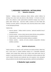 Nedarbo lygio statistinis tyrimas (savarankiškas darbas) 3 puslapis