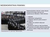Rinkimų esmė. Lietuvos rinkimų sistema. Piliečių dalyvavimas politikoje 8 puslapis