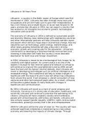 Lithuania in 30 Years Time