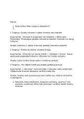 Graikų mitai. Kalba ir planas 3 puslapis