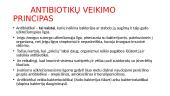 Antibiotikai (skaidrės) 6 puslapis