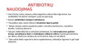 Antibiotikai (skaidrės) 9 puslapis