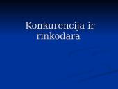 Konkurencija ir rinkodara