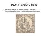 Vytautas the Great. Lithuania's Legendary Grand Duke 4 puslapis