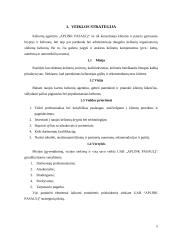 2024 – 2027 m. kelionių agentūros „Aplink pasaulį” strateginis veiklos planas 4 puslapis