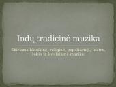 Indų tradicinė muzika