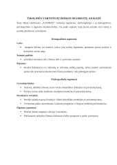 UAB „Audimas“ vartotojų rinkos analizė 3 puslapis