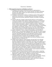 Klausimynas. Antibiotikai