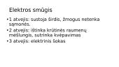 Elekros srovės poveikis žmogui 11 puslapis