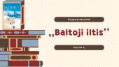 ,,Baltoji iltis’’. Knygos pristatymas