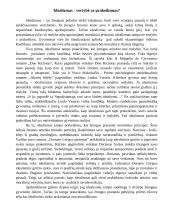 Idealizmas - vertybė ar prakeikimas?