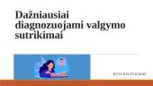 Dažniausiai diagnozuojami valgymo sutrikimai