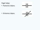 Kondensatoriai. Skaidrės 11 puslapis