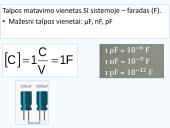 Kondensatoriai. Skaidrės 14 puslapis
