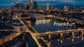 Vokiečių kalba pristatymas apie miestą. Frankfurt