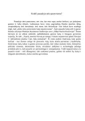 Kodėl pasaulyje nėra pastovumo?