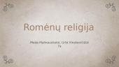 Romėnų religija. Skaidrės