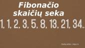 Fibonačio skaičių seka (skaidrės)