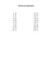 Testo klausimai su atsakymais apie dailę 5 puslapis