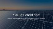 Saulės elektrinė