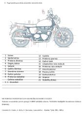 Motociklai ir kitos transporto priemonės - praktinis darbas 2 puslapis