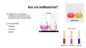Indikatoriai ir pH skalė 5 puslapis
