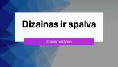 Dizainas ir spalva