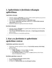 Apibrėžtinio ir įbrėžtinio trikampio apibrėžimas ir savybės