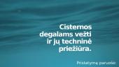 Cisternos degalams vežti ir jų techninė priežiūra