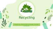 Recycling (anglų k. projektas)