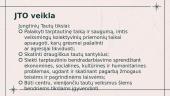 JTO susikūrimas ir veikla 8 puslapis