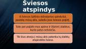 Šviesos atspindys. Skaidrės 2 puslapis